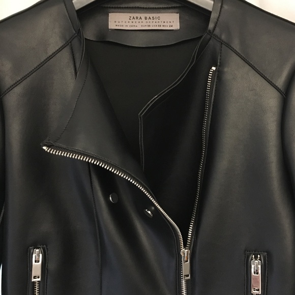 Faux leather jacket - Picture 3 of 6
